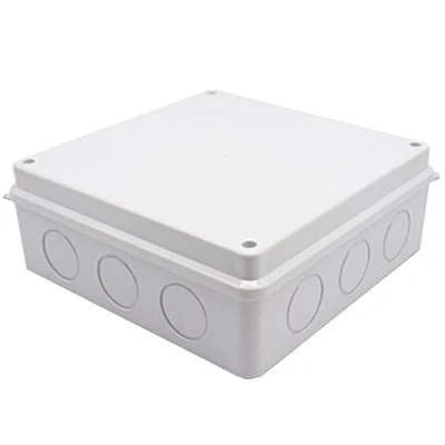 Afbeelding van elektrische aansluitdoos, IP55 weerbestendige behuizing projectinstrumentenkoffer, projectdoos met gereserveerd gat (1 stuk 200 x 80 mm)