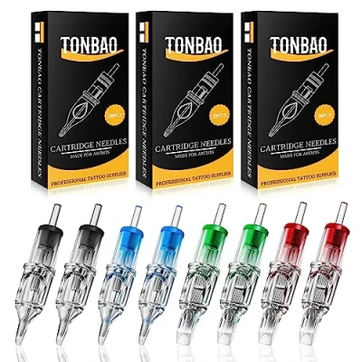 Afbeelding van Cartridges naalden Tonbao 60 stuks gemengde patronen 3RL 5RL 7RL 9RL 5RS 7RS 9RS 5M1 7M1 9M1 7RM 9RM ronde Liner Shader Magnum voor Machine Pen (#12)