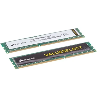 Afbeelding van Corsair CMV16GX3M2A1333C9 Value Select 16GB (2x8GB) DDR3 1333 Mhz CL9 Standard Desktop Geheugen