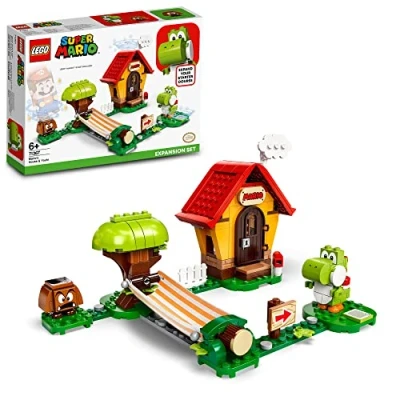 Afbeelding van LEGO 71367 Super Mario Uitbreidingsset: Mario&#039;s huis &amp; Yoshi, Bouwbare Game Speelgoed met Poppetjes, Creatief Cadeau voor Kinderen