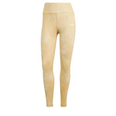 Afbeelding van adidas Performance OVER Flower Tiedye Legging, Dames, Maat: XS, Crystal sand/semi spark