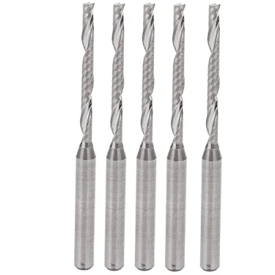 Afbeelding van 5 Stks Frees, 2mm Snijden Dia Wolfraam Staal Graveren Tool Spiraal Router Bits CNC voor Houtbewerking Freesmachines 22mm Fluit Lengte