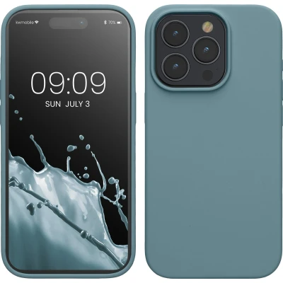 Afbeelding van kwmobile Case voor iPhone 15 Pro Slank TPU Hoesje met Zachte Afwerking In antieksteen