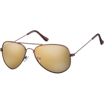 Afbeelding van Zonnebril Montana met Revo bruin glas en metalen pootje koffiekleur