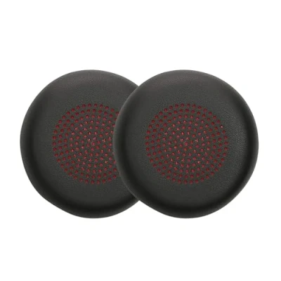 Afbeelding van kwmobile 2x oorkussens compatibel met Plantronics Voyager UC B825 Earpads voor koptelefoon Kunstleer en schuim in zwart