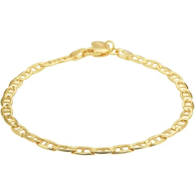 Afbeelding van Goud met Zilveren Kern Armband anker 4 5000222 19 cm