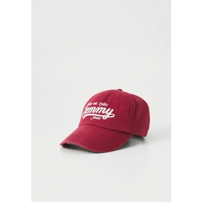 Afbeelding van Tommy Jeans Archive Script Pet, Heren, Maat: One Size, Rustic cherry