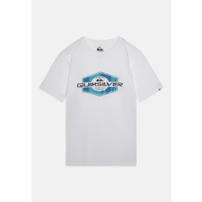 Afbeelding van Quiksilver Locked UP Unisex Tshirt print voor kinderen, Maat: 176, Dark navy