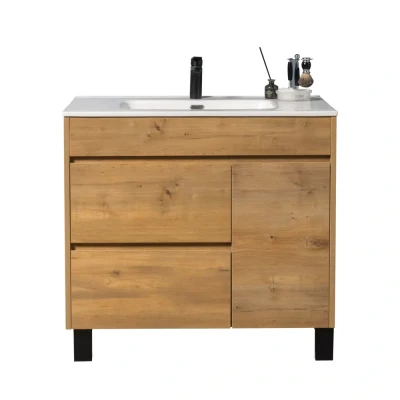 Afbeelding van Differnz Sofi meubelset 80cm eiken