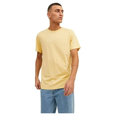 Afbeelding van JACK &amp; JONES heren T Shirt Jjeorganic Basic Tee Ss O hals Noos, Jojoba, M