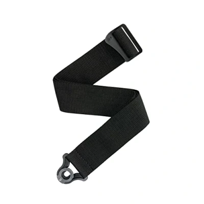 Afbeelding van D&quot;;Addario Auto Lock Polypro Guitar strap Black gitaarband met ingebouwde locks