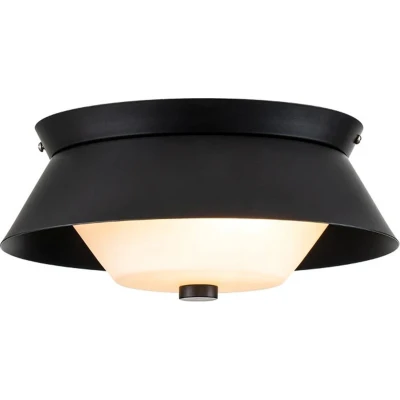 Afbeelding van Elstead Lighting LED Plafond Badkamerlamp Bowtie 2X E14 Max 40W IP44 Dimbaar Matte Black