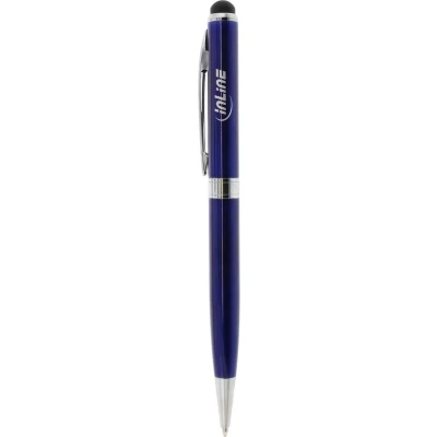 Afbeelding van InLine stylus met balpen metaal / blauw