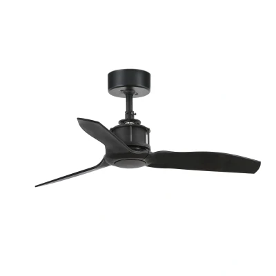 Afbeelding van Faro Lighting Just Fan Matzwart plafondventilator met DC motor 3 Blades 81cm
