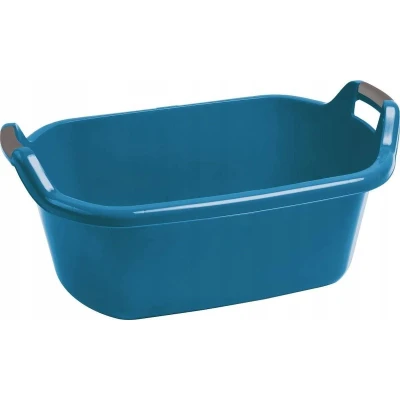Afbeelding van Curver Ovale waskom met handgrepen 35l Blauw Turquoise