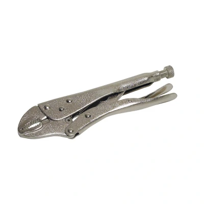 Afbeelding van Silverline Zelf vergrendelende griptang 220 mm, gebogen