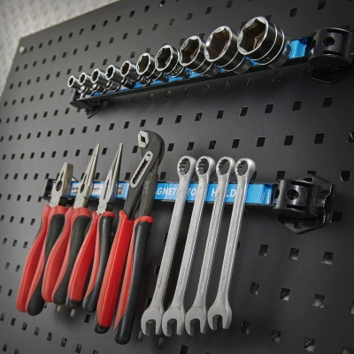 Afbeelding van Datona Magneetstrip Voor Gereedschapsbord 40 Cm (set Van 2 Stuks) Zwart