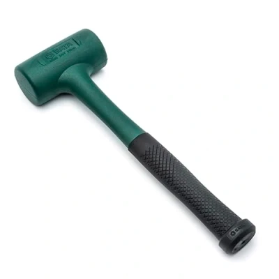 Afbeelding van SATA ST92903SC 350mm Dode Slaghamer met 55mm/1,050g Hoofd, een Zachte Slagabsorberende Rubberen Kop, Groen