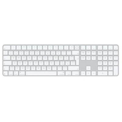 Afbeelding van Apple Magic Keyboard met Touch ID en numeriek toetsenblok voor Mac modellen silicon Italiaans Witte toetsen ​​​​​​​
