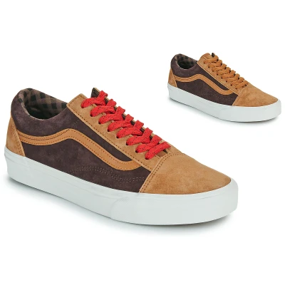 Afbeelding van Vans OLD Skool Unisex Sneakers laag, Maat: 47, Walnut Leer en textiel