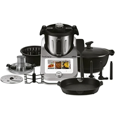 Afbeelding van Ufesa 85104982 TotalChef RK7 Smart Keukenrobot, 30 Kookfuncties, WiFi, Touchscreen Display 7&#039;&#039;, Mengkom van 4.5L inhoud, Incl. Interactive Receptenboek in het ENGELS en Geïntegreerde weegschaal