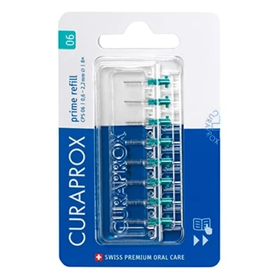 Afbeelding van Curaprox Interdentale Rager Prime Navulling CPS 06 Turqoise 2,2mm 8 stuks