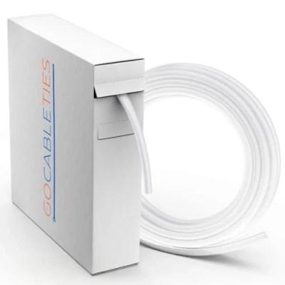 Afbeelding van Gocableties Hoogwaardige krimpkous, transparant, 3,2 mm x 11 m, krimpverhouding 2:1, waterdichte krimpkousen voor kabelisolatie, markering, kabelbundeling en reparaties