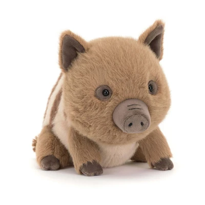 Afbeelding van Jellycat Zwijn knuffel in de kleur Bruin