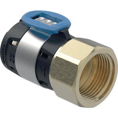 Afbeelding van Geberit FlowFit perskoppeling recht 20 x 1/2 pers binnendraad