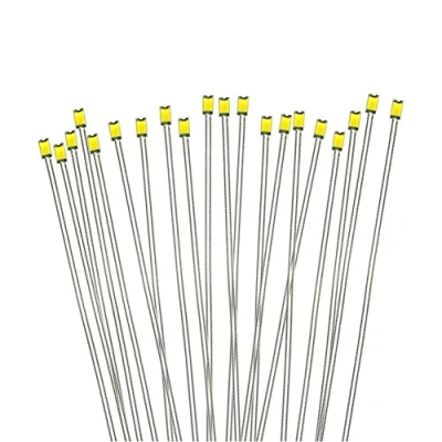 Afbeelding van Evemodel T0603WM NIEUW 20stk. SMD LED warmwit bouwvorm 0603 + microlits 20 cm warm wit