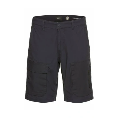 Afbeelding van camel active Cargoshort met ripstopcontrast Maat menswear 30IN Donker Blauw