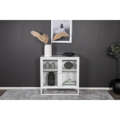 Afbeelding van Svea Noma vitrinekast 85 x cm wit Metaal