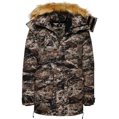 Afbeelding van Superdry Heren Everest parka met capuchon imitatiebont