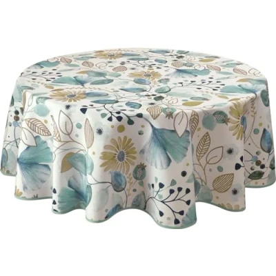 Afbeelding van Le linge de Jules Bloom Tafelkleed, vuilafstotend, rond, 160 cm