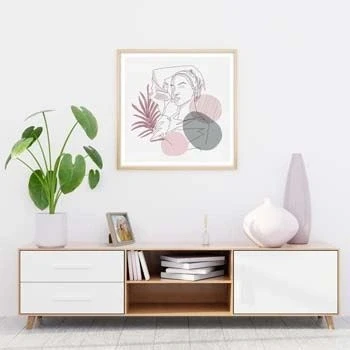 Afbeelding van ZEP Houten Fotolijst Zara A in bruin / grijs voor foto 30x45 cm VZ635A