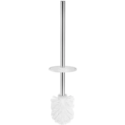 Afbeelding van Keuco 12764014000 Toiletborstel Moll los met vchr handvat, verchroomd/wit