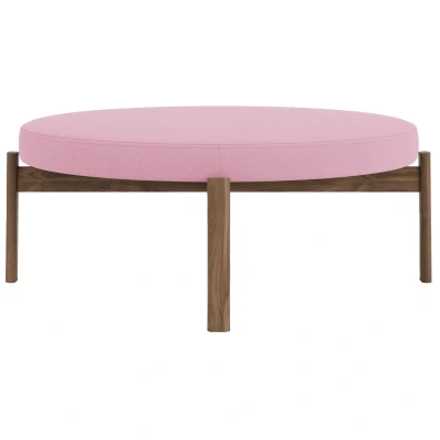 Afbeelding van Audo Copenhagen Passage PoefØ99 Walnoot Vidar Pink 0526