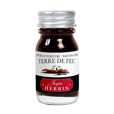 Afbeelding van J.Herbin 11547T (1 inktflacon 10 ml voor vulling) vuurlandbruin