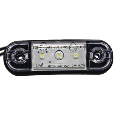 Afbeelding van ZIJ TOPLAMP WIT 3 LED 12/24V