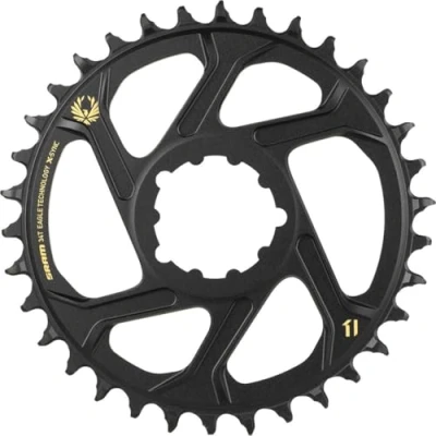 Afbeelding van Sram Unisex&#039;s Eagle X Sync 34T Direct Mount Off Set Boost Aluminium 12 Speed Chain Ring Goud, 3 mm