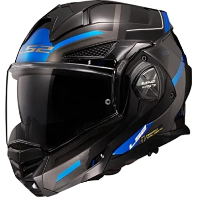 Afbeelding van LS2 Helm Advant X Spectrum FF901 titanium blauw maat L