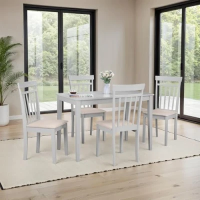 Afbeelding van Julian Bowen Taku eettafel grijs