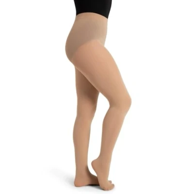 Afbeelding van Capezio Dames Ultra Soft Footed Tight with Self knit Tailleband Panty (3 pack)