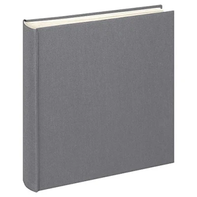 Afbeelding van walther design fotoalbum antraciet donkergrijs 30 x cm linnen, doek FA 508 T