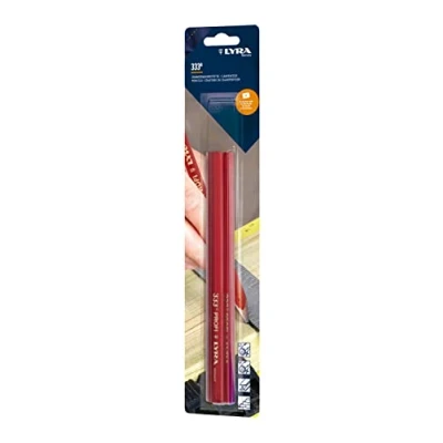 Afbeelding van Lyra timmermanspotlood ovaal 24cm (Per blister van 3 stuks)