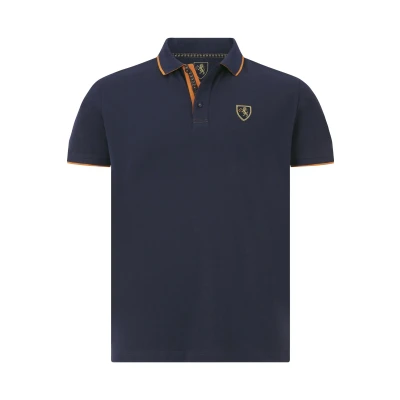Afbeelding van Charles Colby Poloshirt, Heren, Maat: 6XL, Dunkelblau