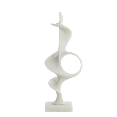 Afbeelding van Light &amp; Living Ornament VUROT 28x20x70cm Wit
