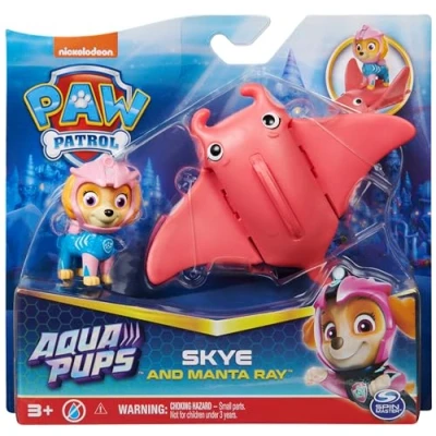 Afbeelding van PAW Patrol Aqua Pups Speelfigurenset met Skye en Reuzenmata