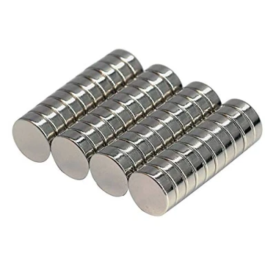 Afbeelding van Magnetpro Magneetschijven, set van 52 stuks, 8 x 3 mm, zeer sterke magneten voor magneetbord, whiteboard, prikbord, koelkast