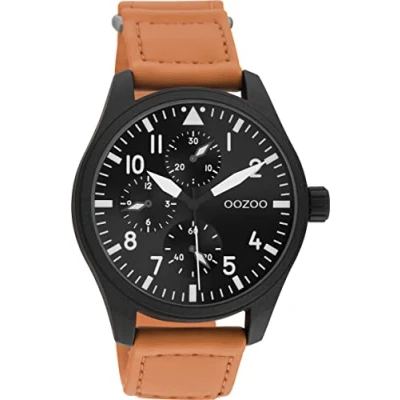 Afbeelding van Oozoo Chronograaf, Heren, Maat: One Size, Schwarz